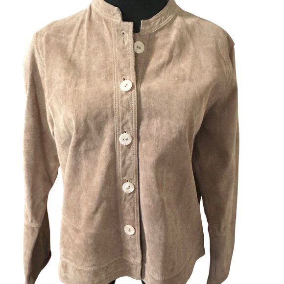 David Dart Collection tan leather size M jacket - Picture 7 of 7